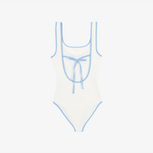 Load image into Gallery viewer, CITYBREEZE Symbol Logo String Swimsuit Ivory