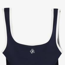Load image into Gallery viewer, CITYBREEZE Symbol Logo String Swimsuit Navy