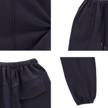 Load image into Gallery viewer, CITYBREEZE Pocket Detail Jogger Pants Navy