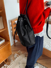 Load image into Gallery viewer, MARHEN.J Leanna Drawstring Backpack Black