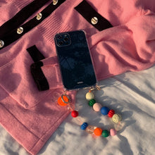 Load image into Gallery viewer, ARNO BEADS Iphone Case With Beads Strap Colorful Smile