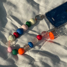 Load image into Gallery viewer, ARNO BEADS Iphone Case With Beads Strap Colorful Smile