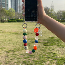Load image into Gallery viewer, ARNO BEADS Iphone Case With Beads Strap Colorful Smile