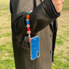 Load image into Gallery viewer, ARNO BEADS Iphone Case With Beads Strap Colorful Smile