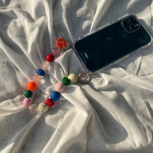 Load image into Gallery viewer, ARNO BEADS Iphone Case With Beads Strap Colorful Smile
