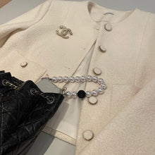 Load image into Gallery viewer, ARNO BEADS Iphone Case With Beads Strap Black Point Pearl