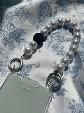 Load image into Gallery viewer, ARNO BEADS Iphone Case With Beads Strap Black Point Pearl