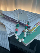 Load image into Gallery viewer, ARNO BEADS Iphone Case With Beads Strap Marshmallow Green
