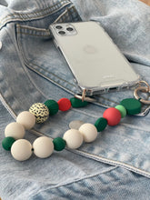 Load image into Gallery viewer, ARNO BEADS Iphone Case With Beads Strap Marshmallow Green