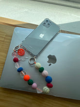 Load image into Gallery viewer, ARNO BEADS Iphone Case With Beads Strap Colorful Smile