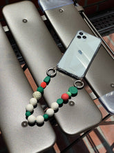 Load image into Gallery viewer, ARNO BEADS Iphone Case With Beads Strap Marshmallow Green