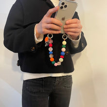 Load image into Gallery viewer, ARNO BEADS Iphone Case With Beads Strap Colorful Smile
