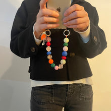 Load image into Gallery viewer, ARNO BEADS Iphone Case With Beads Strap Colorful Smile