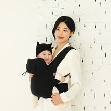 Load image into Gallery viewer, DMANGD ILLI BABY CARRIER DEEP BLACK