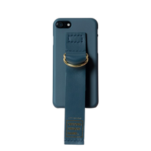 Load image into Gallery viewer, SECOND UNIQUE NAME Sun Leather Case Green Navy