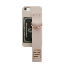 Load image into Gallery viewer, SECOND UNIQUE NAME Leather Card Case Natural Ivory