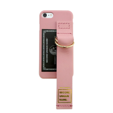 Load image into Gallery viewer, SECOND UNIQUE NAME Leather Card Case Indian Pink