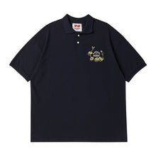 Load image into Gallery viewer, BEYOND CLOSET Collection Line Academy Logo Cotton PK T-Shirt Navy
