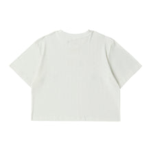 Load image into Gallery viewer, BEYOND CLOSET Women's Edition New Boy Pattern Crop T-Shirt White