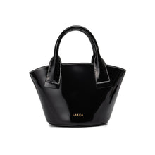 Load image into Gallery viewer, LOEKA Marqueta S Tote Bag Shinny Black