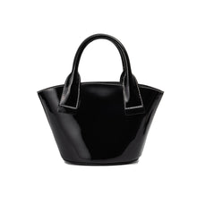 Load image into Gallery viewer, LOEKA Marqueta S Tote Bag Shinny Black