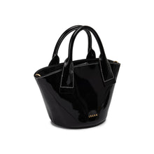 Load image into Gallery viewer, LOEKA Marqueta S Tote Bag Shinny Black