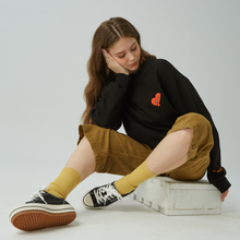 Load image into Gallery viewer, GRIMPER Shyly Heart Sweater Black