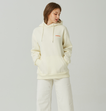 Load image into Gallery viewer, GRIMPER Shyly Heart Hoodie Creamy White
