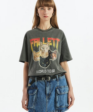 Load image into Gallery viewer, FALLETT Nero Band Short Sleeve Charcoal