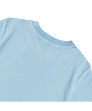 Load image into Gallery viewer, BEYOND CLOSET Women's Edition Nomantic Sports Velvet T-Shirt Sky Blue