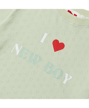 Load image into Gallery viewer, BEYOND CLOSET Women's Edition New Boy Pattern Crop T-Shirt Mint