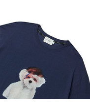 Load image into Gallery viewer, BEYOND CLOSET Rockstar Print T-Shirt Navy