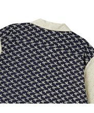 Load image into Gallery viewer, BEYOND CLOSET Collection Line Archive Pattern Cutting Open Collar Shirt Navy