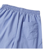 Load image into Gallery viewer, BEYOND CLOSET New Parisian Logo Seersucker Nylon Pants Lavendar