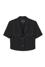Load image into Gallery viewer, EMKM Pocket Stitch Jacket Black