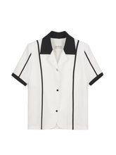Load image into Gallery viewer, EMKM Line Point Linen Jacket White