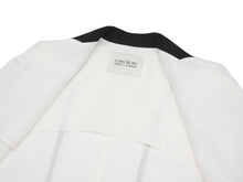Load image into Gallery viewer, EMKM Line Point Linen Jacket White