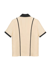 Load image into Gallery viewer, EMKM Line Point Linen Jacket Beige