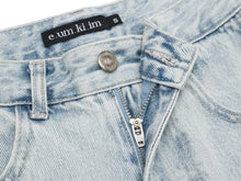 Load image into Gallery viewer, EMKM Signature Semi Wide Denim Pants Light Blue