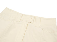 Load image into Gallery viewer, EMKM Stitch Point Mini Skirt Beige