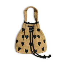 Load image into Gallery viewer, HOLLY LOVES LOVE BLACK SUMMER BAG