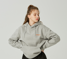 Load image into Gallery viewer, GRIMPER Shyly Heart Hoodie Grey
