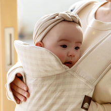Load image into Gallery viewer, DMANGD ILLI BABY CARRIER CHECK BEIGE