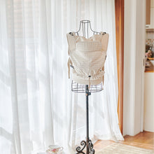 Load image into Gallery viewer, DMANGD ILLI BABY CARRIER CHECK BEIGE
