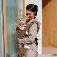 Load image into Gallery viewer, DMANGD ILLI BABY CARRIER MOCCA BROWN
