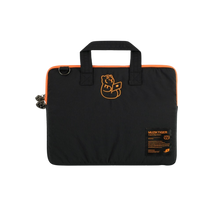 Load image into Gallery viewer, MUZIK TIGER Sitting Tiger Laptop/ Tablet Strap Pouch Black  3Sizes