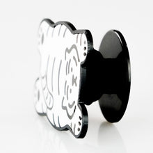 Load image into Gallery viewer, MUZIK TIGER Flat White Tiger Shaped Smart Tok