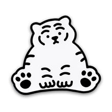 Load image into Gallery viewer, MUZIK TIGER Slantwise White Tiger Shaped Smart Tok