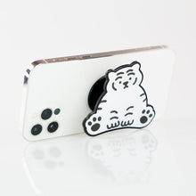 Load image into Gallery viewer, MUZIK TIGER Slantwise White Tiger Shaped Smart Tok