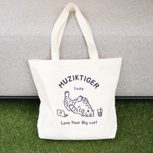 Load image into Gallery viewer, MUZIK TIGER Lazy Tiger Big Eco Bag
